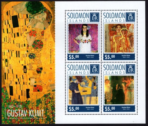 SOLOMON ISLANDS - 2014 'GUSTAV KLIMT' Miniature Sheet MNH [E0811]