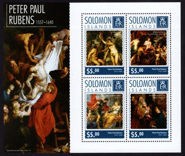 SOLOMON ISLANDS - 2014 'PETER PAUL RUBENS' Miniature Sheet MNH [E0827]