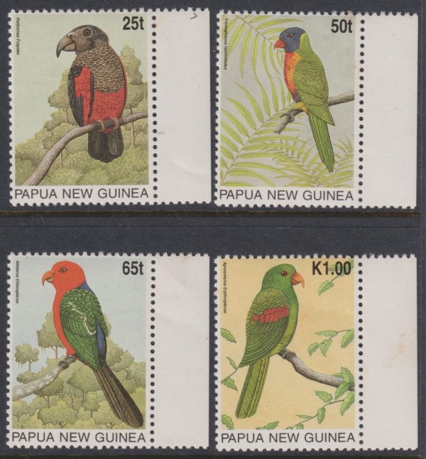 PAPUA NEW GUINEA - 1996 Set to K1 Parrots  SG 776/79 MNH Cv £10 [E1276]