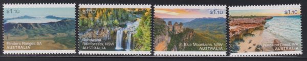 AUSTRALIA - 2022 'OUR BEAUTIFUL CONTINENT' Set of 3 MNH [E1092]