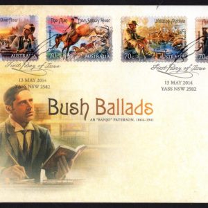 AUSTRALIA - 2014 'BUSH BALLADS' First Day Cover Self Adhesive [E2071]