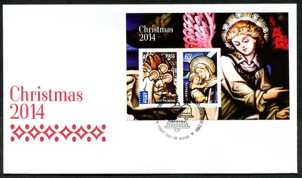 AUSTRALIA - 2014 'CHRISTMAS' Miniature Sheet First Day Cover [E2070]