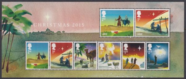 GREAT BRITAIN - 2015 'CHRISTMAS' Miniature Sheet MNH [E2126]