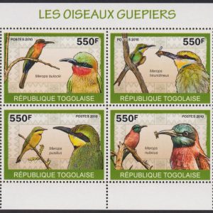 TOGOLAISE - 2010 'HONEYEATERS' Miniature Sheet MNH [E7890]