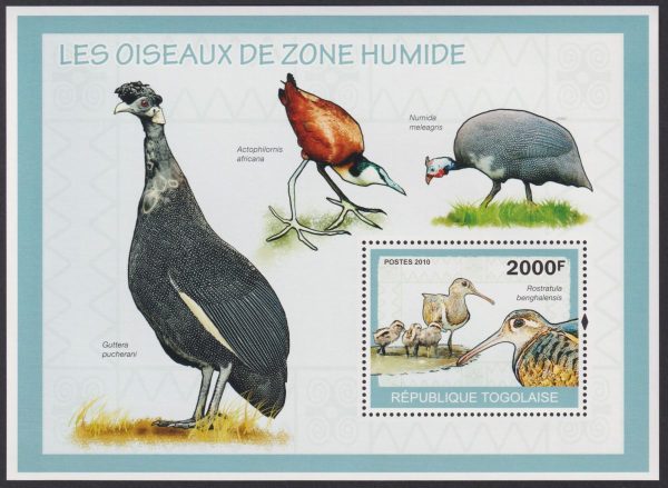 TOGOLAISE - 2010 'WETLAND BIRDS' Miniature Sheet MNH [E1905]