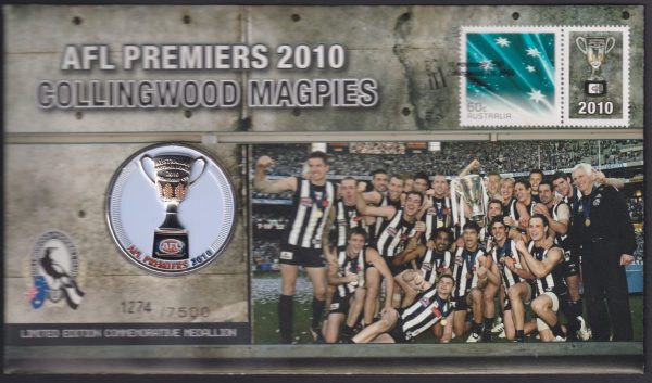 AUSTRALIA - 2010 'AFL PREMIERS - Collingwood Magpies' Medallion [E2822]