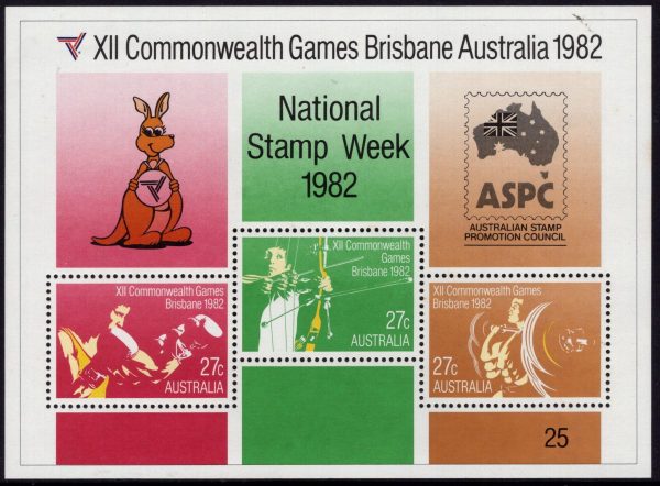 Australia - 1982 'COMMONWEALTH GAMES - MATILDA' Miniature Sheet #25 MNH [E3113]