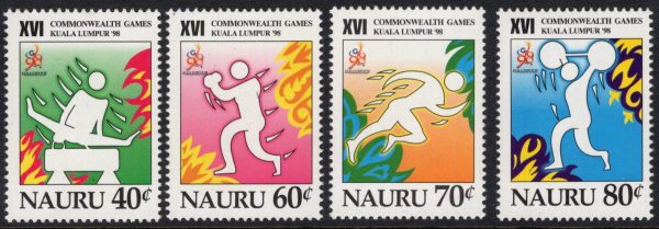 Nauru - 1998 'COMMONWEALTH GAMES - KUALA LUMPAR' Set of 4 MNH [E3022]