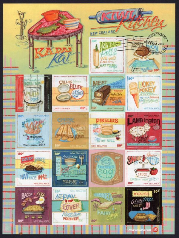 New Zealand - 2015 'KIWI KITCHEN' Imperforated Sheetlet MNH [E2475]