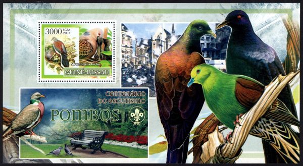 GUINE-BISSAU - 2007 'PIGEONS' Miniature Sheet MNH [E3248]