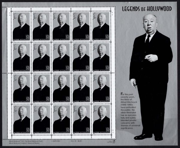 USA - 1998 'LEGENDS OF HOLLYWOOD_ALFRED HITCHCOCK' Sheetlet MNH [E3262]