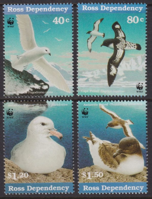 ROSS DEPENDENCY - 1997 WWF 'ANTARCTIC SEABIRDS' Set of 4 MNH [E4090]