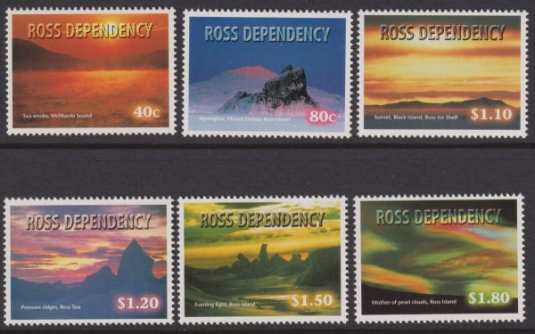 ROSS DEPENDENCY - 1999 'NIGHT SKIES' Set of 6 MNH [E6026]