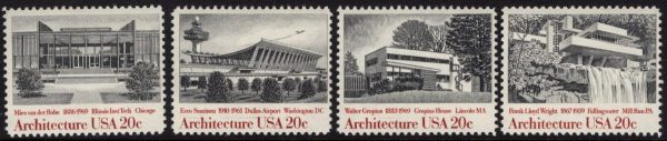 USA - 1982 'AMERICAN ARCHITECTURE' Set of 4 MNH [E3579]