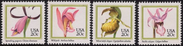 USA - 1984 'ORCHIDS' Set of 4 MNH [E3556]