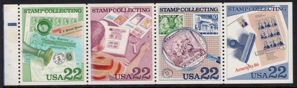 USA - 1986 'AMERIPEX '86 CHICAGO' Strip of 4 MNH [E3553]