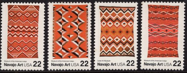 USA - 1986 'NAVAJO ART' Set of 4 MNH [E3604]