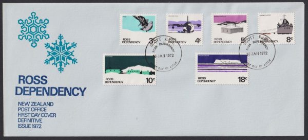 ROSS DEPENDENCY - 1972 'PICTORIALS - Scott Base' First Day Cover [E4557]