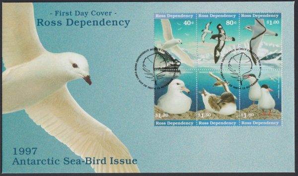 ROSS DEPENDENCY - 1997 'ANTARCTIC SEABIRDS' First Day Cover [E4547]