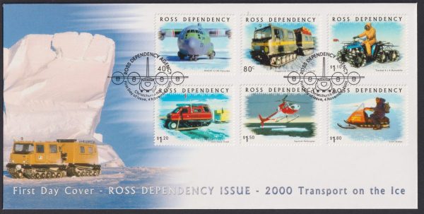 ROSS DEPENDENCY - 2000 'TRANSPORT ON THE ICE' First Day Cover [E4559]