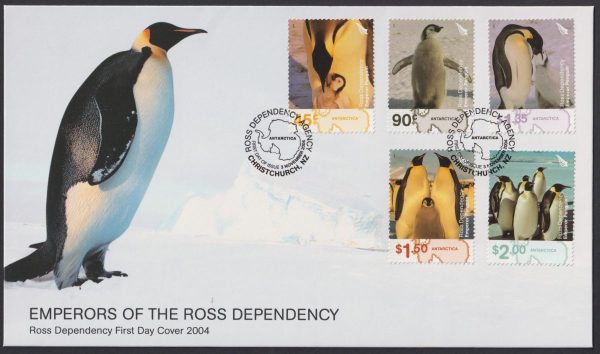 ROSS DEPENDENCY - 2004 'EMPEROR PENGUINS' First Day Cover [E4556]