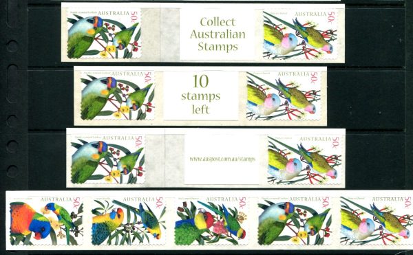 AUSTRALIA - 2005 'AUSTRALIAN PARROTS' Self Adhesive Collector Set Mint [E4419]