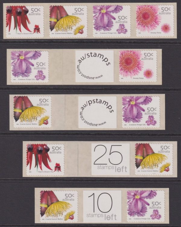 AUSTRALIA - 2005 'WILDFLOWERS' Self Adhesive Collector Set Mint [E4390]