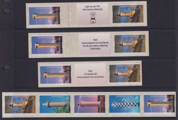 AUSTRALIA - 2006 '20th CENTURY LIGHTHOUSES' Self Adhesive Collector Set Mint [E4389]