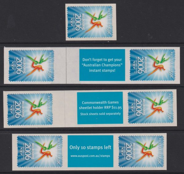 AUSTRALIA - 2006 'COMMONWEALTH GAMES - Melbourne' Self Adhesive Collector Set Mint [E4376]