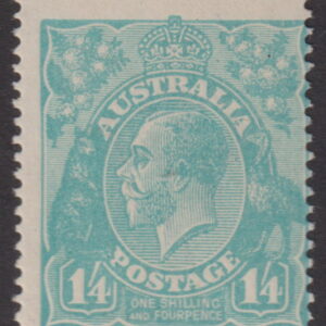 AUSTRALIA - 1920 KGV Single Wmk 1/4d 'TURQUOISE' SG 66 MNH Cv $675 [E4220]