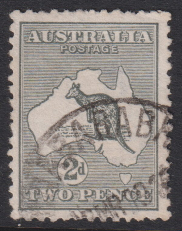 AUSTRALIA - 1913 ROO 1st Wmk 2d 'GREY' SG 3 FU Cv £7 [E4267]