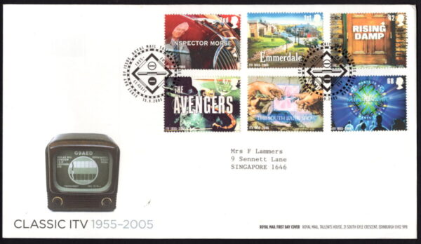 GREAT BRITAIN - 2005 'CLASSIC TV 1955-2005' First Day Cover [E4611]