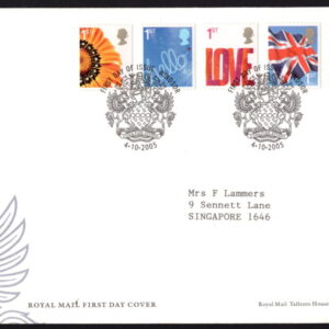 GREAT BRITAIN - 2005 'FIRST DAY OF ISSUE WINDSOR' First Day Cover 6 Stamps [E4622]