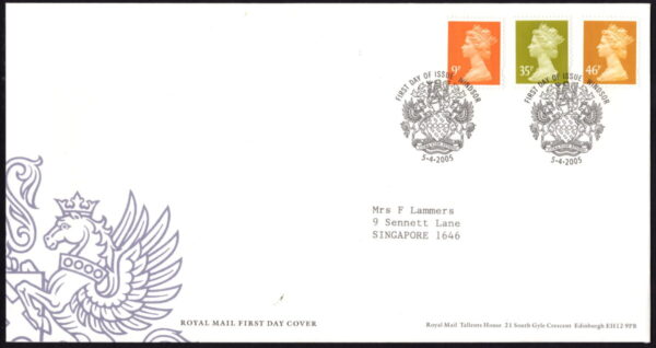 GREAT BRITAIN - 2005 'FIRST DAY OF ISSUE WINDSOR' First Day Cover [E4621]