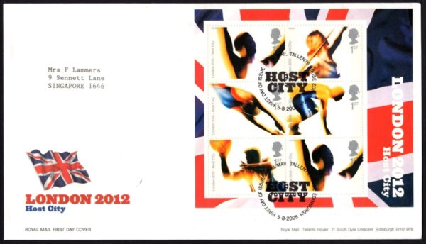 GREAT BRITAIN - 2005 'LONDON 2012 - HOST CITY' First Day Cover [E4624]