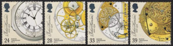 Great Britain - 1993 'DETAILS OF THE H4 CLOCK' Set of 4 MNH [E4311]