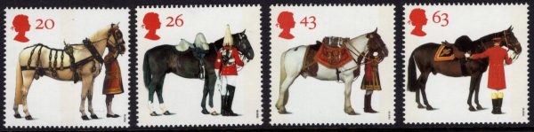 Great Britain - 1997 'ALL THE QUEENS HORSES' Set of 4 MNH [E4318]