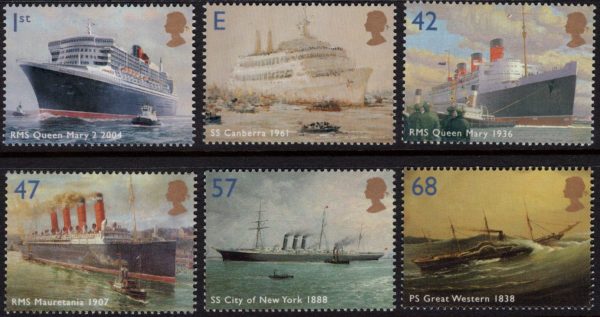 Great Britain - 2004 'OCEANLINERS' Set of 6 MNH [E4329]