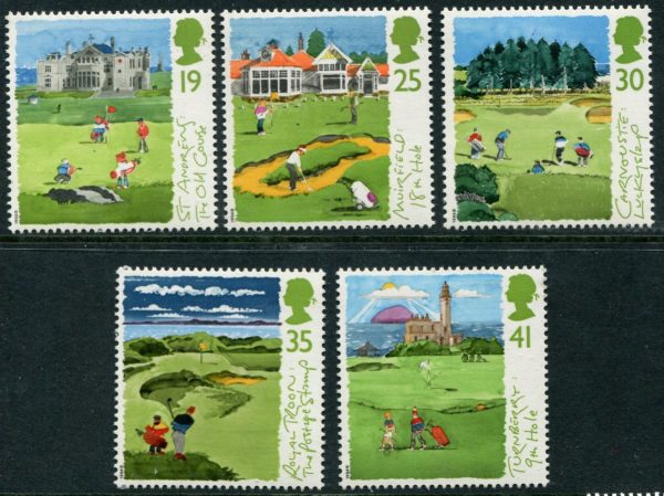 GREAT BRITAIN - 1994 'SCOTTISH GOLF COURSES' Set of 5 MNH [E4139]