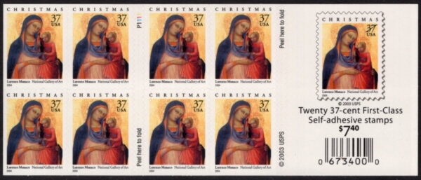 USA - 2004 'CHRISTMAS' Self Adhesive Booklet MINT [E4587]