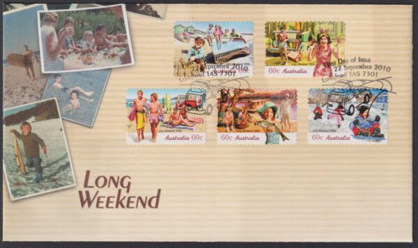 AUSTRALIA - 2010 'LONG WEEKEND' Self Adhesive First Day Cover [E5201]