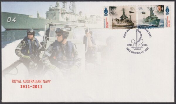 AUSTRALIA - 2011 'ROYAL AUSTRALIAN NAVY' Self Adhesive First Day Cover [E5192]