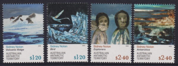 AAT - 2023 'SIDNEY NOLAN'S ANTARCTICA' Set of 4 MNH [E8456]