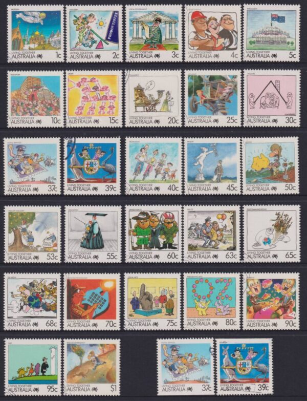 AUSTRALIA - 1988 'Living Together' Set to $1   SG 1111/36 FU Cv £26 [E4714]