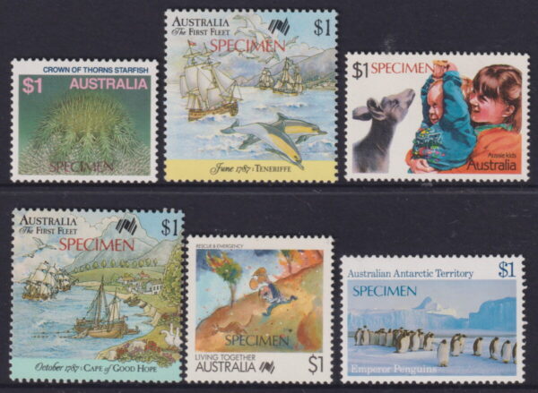 AUSTRALIA - 1988 Specimens to $1 from Collector's Pack.    MNH [E4721]