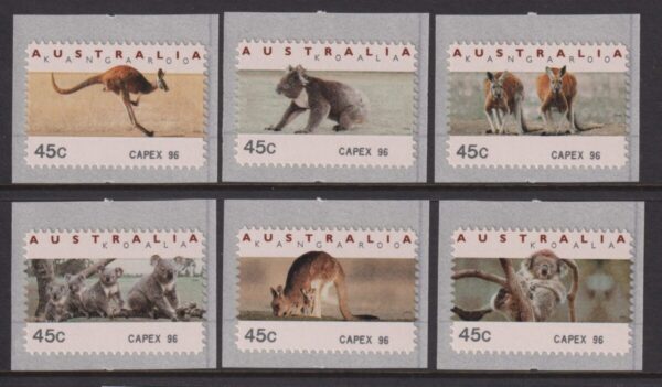 AUSTRALIA - 1996 45c CPS 'Capex 96'  BW1807A/F MNH Cv $10 [E5109]