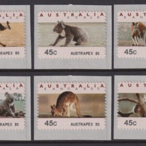 AUSTRALIA - 1995 45c CPS 'AUSTRAPEX 95'  BW1804A/F MNH Cv $8 [E5130]
