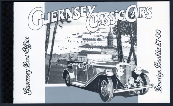 GREAT BRITAIN - 1994 'GUERNSEY CLASSIC CARS' Prestige Booklet MINT [E4908]