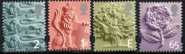 GREAT BRITAIN - 2001 'REGIONAL MACHINS ISSUES' Set of 4 MNH [E4995]