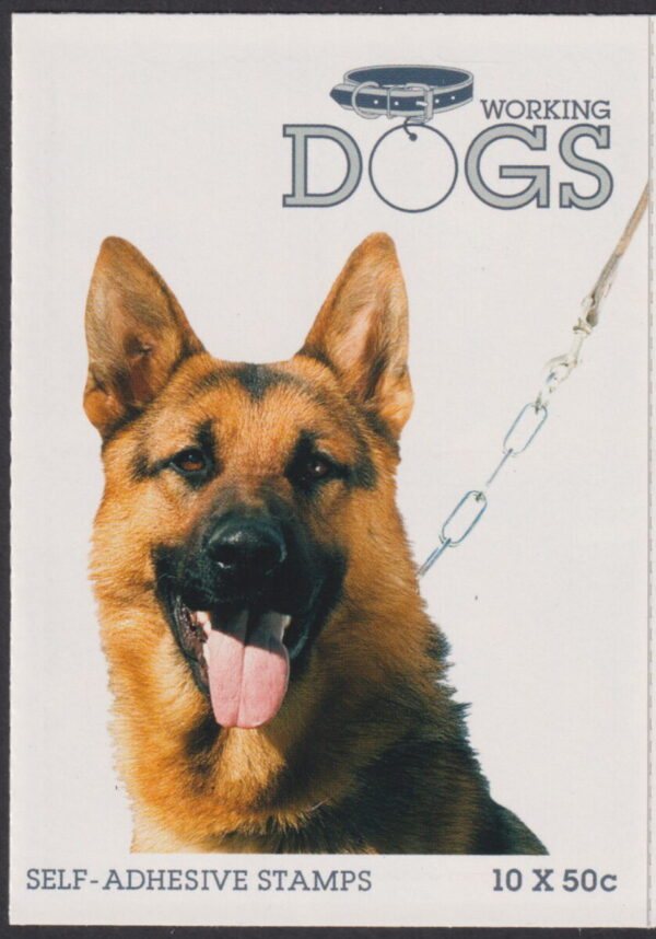 AUSTRALIA - 2008 'WORKING DOGS - German Shepherd' Self Adhesive Booklet Mint [E5377]